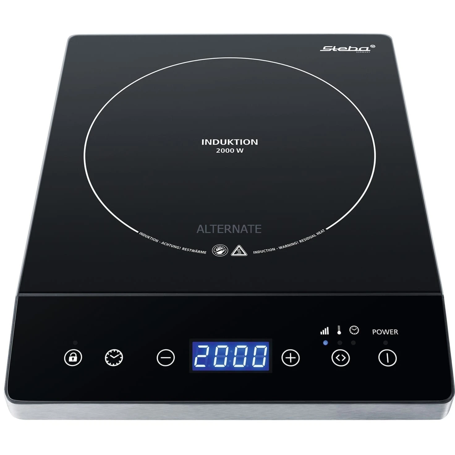 Steba Induktionskochfeld IK 75, Kochplatte (schwarz/edelstahl) 3 Steba Induktionskochfeld IK 75, Kochplatte (schwarz/edelstahl)