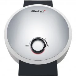 Steba WE 16, Waffeleisen (silber/weiß)