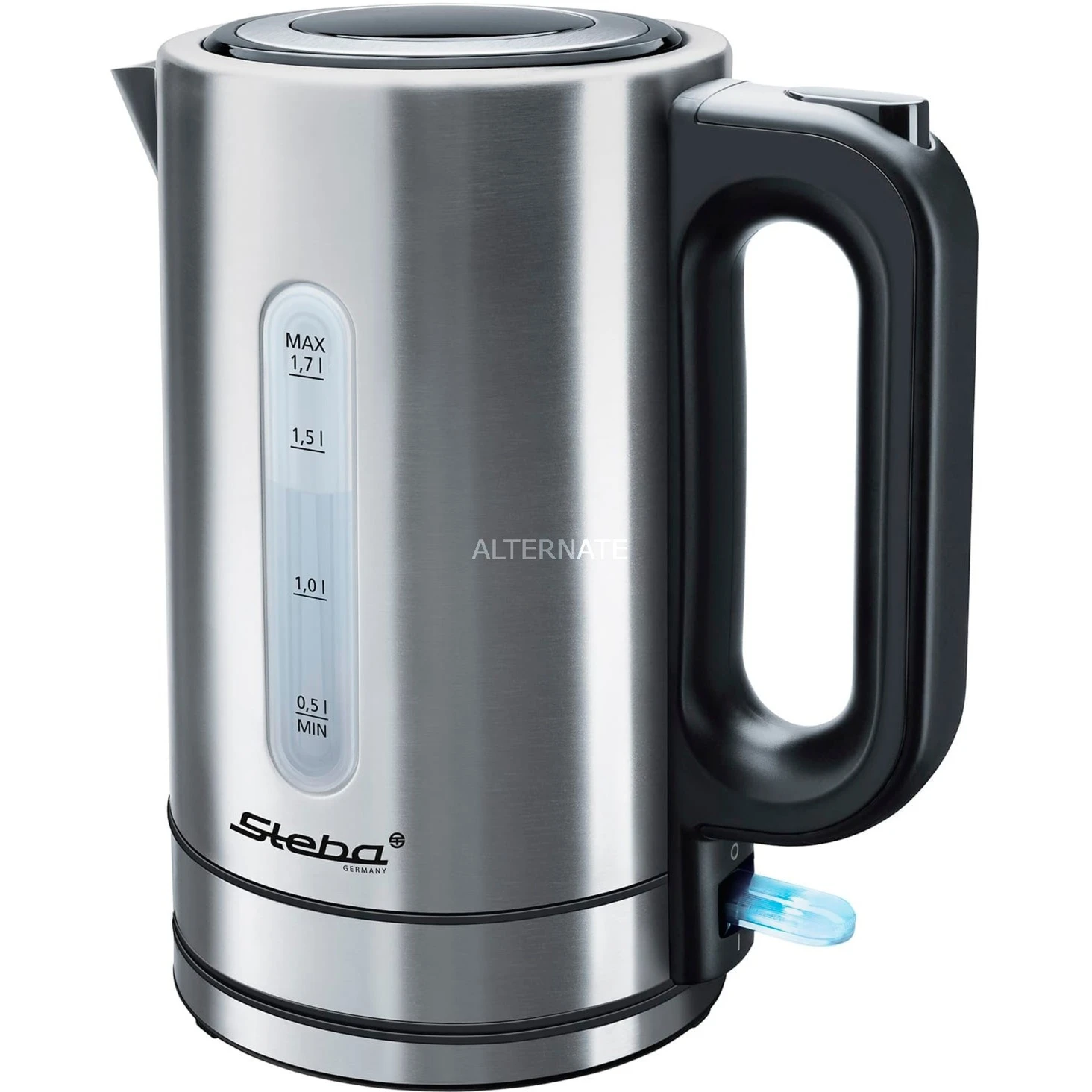 Steba WK 20 Inox, Wasserkocher (inox/schwarz, 1,7 Liter) 3 Steba WK 20 Inox, Wasserkocher (inox/schwarz, 1,7 Liter)