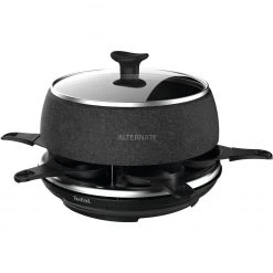 Fondues Tefal Cheese'n'co Raclette & Fondue RE12C8 (schwarz/dunkelgrau)