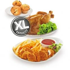 Tefal Easy Fry Classic EY2018, Heißluftfritteuse (schwarz) -Kochen & Backen Soldes Tefal Easy Fry Classic EY2018 Hei luftfritteuse@@9gffdt28 5