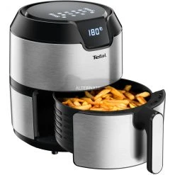 Tefal Easy Fry Deluxe EY401D, Heißluftfritteuse (edelstahl/schwarz) -Kochen & Backen Soldes Tefal Easy Fry Deluxe EY401D Hei luftfritteuse@@9gffdt29 3