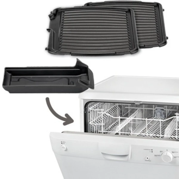 Kontaktgrills Tefal Kontaktgrill GC 3050 (silber/schwarz, 2.000 Watt) 4 Kontaktgrills Tefal Kontaktgrill GC 3050 (silber/schwarz, 2.000 Watt) – Bild 2