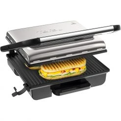 Kontaktgrills Tefal Kontaktgrill Inicio Adjust GC242D (edelstahl/schwarz, 2.000 Watt) -Kochen & Backen Soldes Tefal Kontaktgrill Inicio Adjust GC242D@@1756873 4