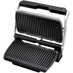 Kontaktgrills Tefal OptiGrill Smart GC730D, Kontaktgrill (schwarz/silber, 2.000 Watt) -Kochen & Backen Soldes Tefal OptiGrill Smart GC730D Kontaktgrill@@9ggedt19 2