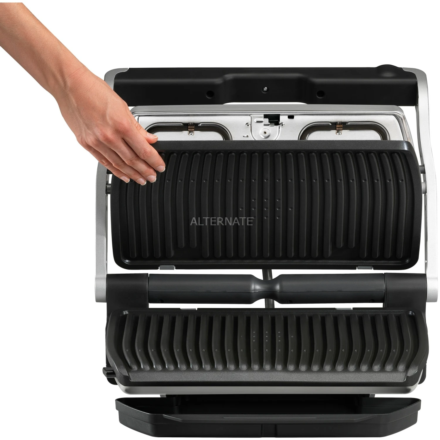 Kontaktgrills Tefal OptiGrill+ XL GC7228, Kontaktgrill (schwarz, 2.000 Watt) 7 Kontaktgrills Tefal OptiGrill+ XL GC7228, Kontaktgrill (schwarz, 2.000 Watt) – Bild 5