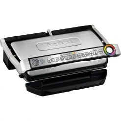 Kontaktgrills Tefal OptiGrill+ XL GC722D, Kontaktgrill (silber/schwarz, 2.000 Watt)