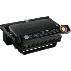 Kontaktgrills Tefal Optigrill+ GC7128.50, Elektrogrill (schwarz, 2.000 Watt)