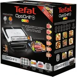 Kontaktgrills Tefal Optigrill+ GC712D34, Kontaktgrill (silber/schwarz, 2.000 Watt) 12 Kontaktgrills Tefal Optigrill+ GC712D34, Kontaktgrill (silber/schwarz, 2.000 Watt) -Kochen & Backen Soldes Tefal Optigrill GC712D34 Kontaktgrill@@9ggedt22 4