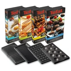 Cookie-Maker Tefal Snack Collection Set, Sandwichmaker (edelstahl/schwarz, Inkl. 4 Platten-Sets) -Kochen & Backen Soldes Tefal Snack Collection Set Sandwichmaker@@1756981 4