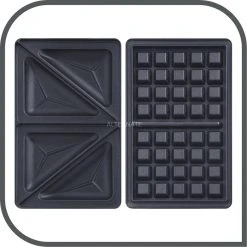 Tefal Snack Time 2PL SW341B, Sandwichmaker (schwarz) -Kochen & Backen Soldes Tefal Snack Time 2PL SW341B Sandwichmaker@@9gbidt06 3