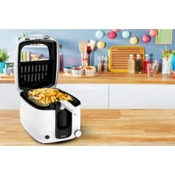 Fritteusen Mit Öl Tefal Super Uno FR3140, Fritteuse (weiß/schwarz, Mit Timer) -Kochen & Backen Soldes Tefal Super Uno FR3140 Fritteuse@@1674006 4