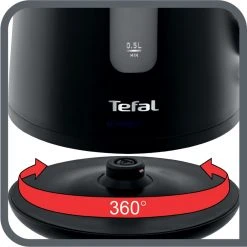 Tefal Wasserkocher KO 2008 (schwarz, 1,7 Liter) -Kochen & Backen Soldes Tefal Wasserkocher KO 2008@@1491032 2