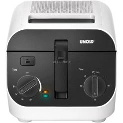 Fritteusen Mit Öl Unold 58625 Design, Fritteuse (weiß/schwarz) -Kochen & Backen Soldes Unold 58625 Design Fritteuse@@9gff2x02 2