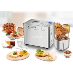 Brotbackautomaten Unold Backmeister 68456, Brotbackautomat (silber) -Kochen & Backen Soldes Unold Backmeister 68456 Brotbackautomat@@9gbmdx15 4