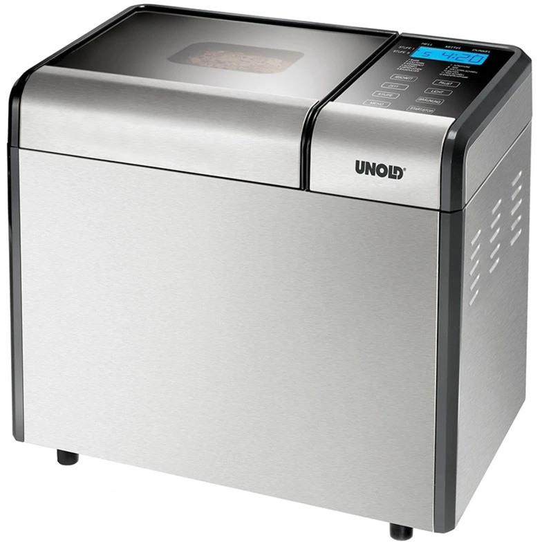 Brotbackautomaten Unold Backmeister Top Edition, Brotbackautomat (silber/schwarz, 68415, Retail) 3 Brotbackautomaten Unold Backmeister Top Edition, Brotbackautomat (silber/schwarz, 68415, Retail)