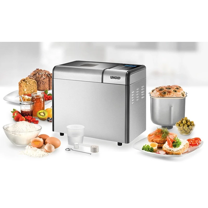 Brotbackautomaten Unold Backmeister Top Edition, Brotbackautomat (silber/schwarz, 68415, Retail) 7 Brotbackautomaten Unold Backmeister Top Edition, Brotbackautomat (silber/schwarz, 68415, Retail) – Bild 5