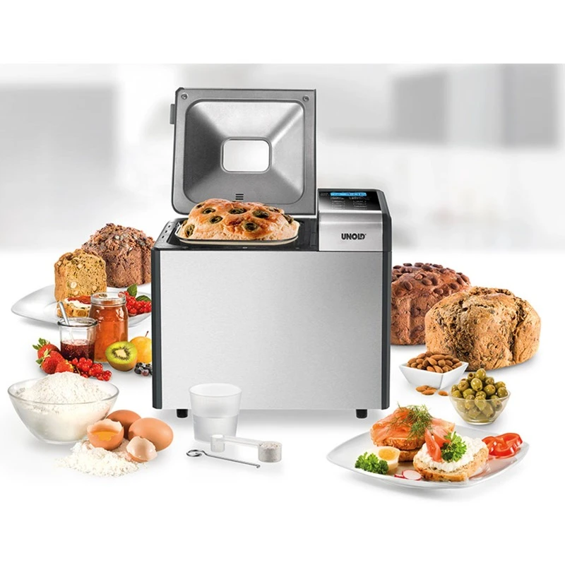 Brotbackautomaten Unold Backmeister Top Edition, Brotbackautomat (silber/schwarz, 68415, Retail) 8 Brotbackautomaten Unold Backmeister Top Edition, Brotbackautomat (silber/schwarz, 68415, Retail) – Bild 6