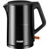 Unold Blitzkocher Design Black, Wasserkocher (schwarz (glänzend)/schwarz, 1,4 Liter) -Kochen & Backen Soldes Unold Blitzkocher Design Black Wasserkocher@@9gwldxa8