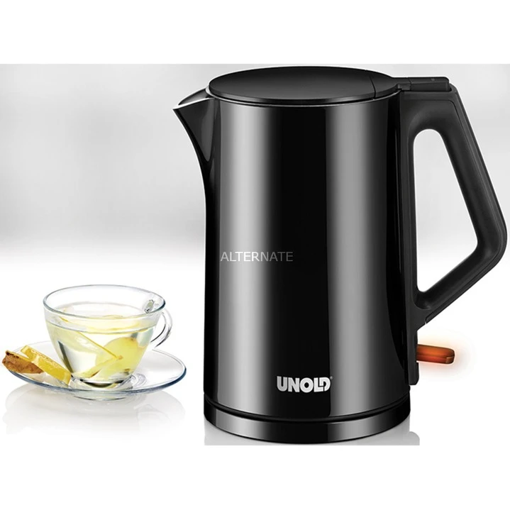 Unold Blitzkocher Design Black, Wasserkocher (schwarz (glänzend)/schwarz, 1,4 Liter) 6 Unold Blitzkocher Design Black, Wasserkocher (schwarz (glänzend)/schwarz, 1,4 Liter) – Bild 5