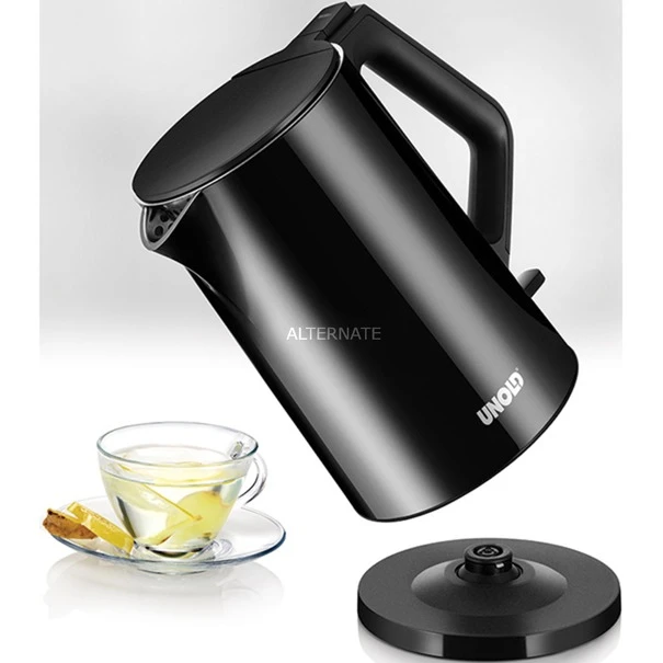 Unold Blitzkocher Design Black, Wasserkocher (schwarz (glänzend)/schwarz, 1,4 Liter) 7 Unold Blitzkocher Design Black, Wasserkocher (schwarz (glänzend)/schwarz, 1,4 Liter) – Bild 6