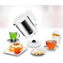 Unold Blitzkocher Edel White, Wasserkocher (edelstahl/weiß, 1,5 Liter) -Kochen & Backen Soldes Unold Blitzkocher Edel White Wasserkocher@@9gwldxa6 5