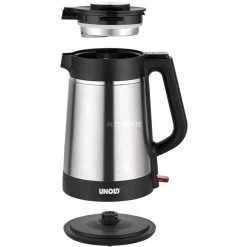 Unold Blitzkocher Thermo 18715, Wasserkocher (edelstahl/schwarz, 1,5 Liter) -Kochen & Backen Soldes Unold Blitzkocher Thermo 18715 Wasserkocher@@1693315 1
