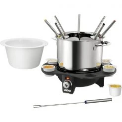Fondues Unold Fondue 48645 Élégance (silber/schwarz, Retail)