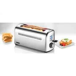 Unold Langschlitz-Toaster 4er Retro 38366 (edelstahl) -Kochen & Backen Soldes Unold Langschlitz Toaster 4er Retro 38366@@9gtvdx27 5