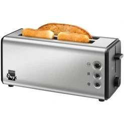 Unold OnyxDuplex 38915 , Toaster (silber/schwarz)